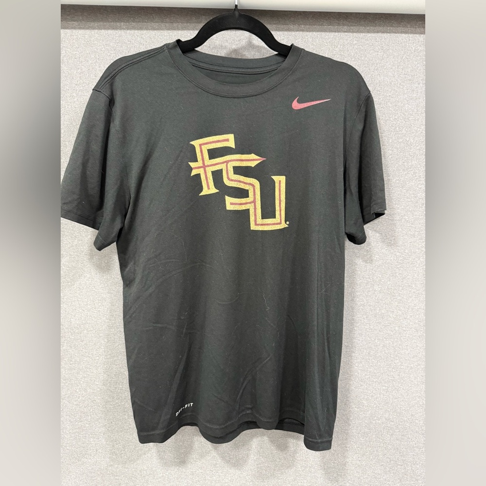 Nike Men's Black FSU T-Shirt Size Medium